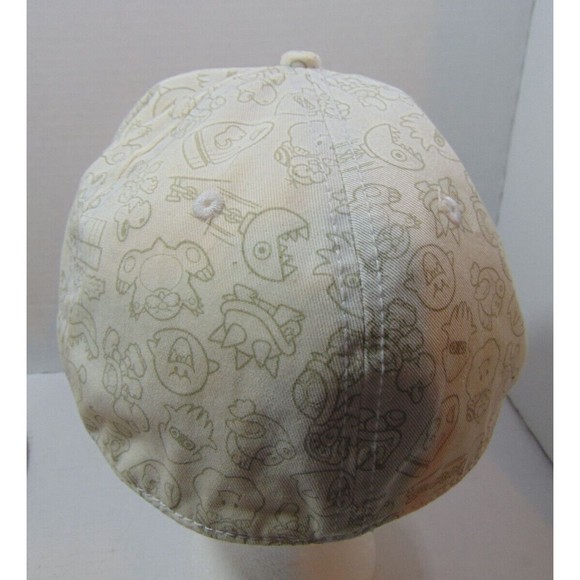 Super Mario Bros Fitted S/M Small Medium Baseball Hat Cap Brand New Flat Bill - Picture 4 of 11